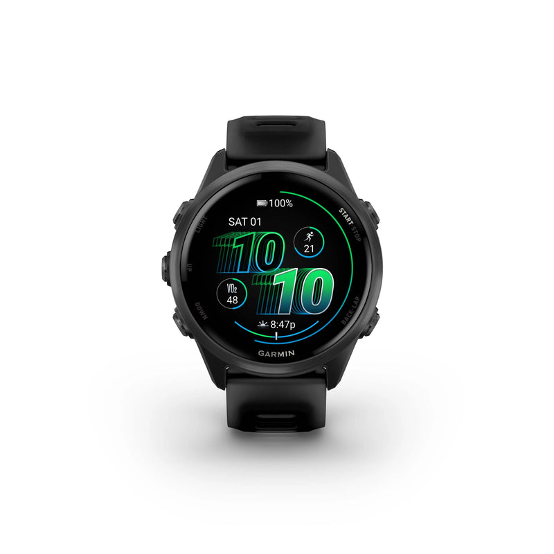 Garmin Forerunner® 570 - 42mm - Slate Aluminium with Black Band  