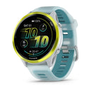 Garmin Forerunner® 570 - 47mm - Amp Yellow Aluminium with White/Turquoise Band