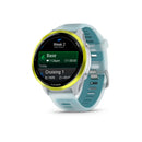 Garmin Forerunner® 570 - 47mm - Amp Yellow Aluminium with White/Turquoise Band  