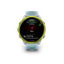 Garmin Forerunner® 570 - 47mm - Amp Yellow Aluminium with White/Turquoise Band  