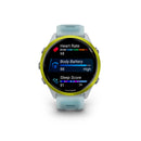 Garmin Forerunner® 570 - 47mm - Amp Yellow Aluminium with White/Turquoise Band  