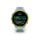 Garmin Forerunner® 570 - 47mm - Amp Yellow Aluminium with White/Turquoise Band  