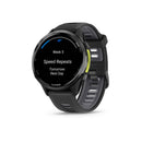 Garmin Forerunner® 970 - Carbon Titanium with Black Case and Black/Whitestone Band  