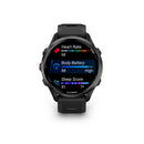 Garmin Forerunner® 970 - Carbon Titanium with Black Case and Black/Whitestone Band  
