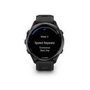 Garmin Forerunner® 970 - Carbon Titanium with Black Case and Black/Whitestone Band  