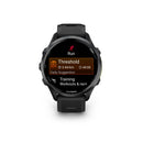 Garmin Forerunner® 970 - Carbon Titanium with Black Case and Black/Whitestone Band  