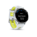 Garmin Forerunner® 970 - Titanium with Whitestone Case and Whitestone/Amp Yellow Band  