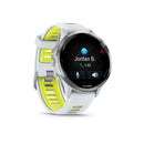 Garmin Forerunner® 970 - Titanium with Whitestone Case and Whitestone/Amp Yellow Band  