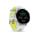 Garmin Forerunner® 970 - Titanium with Whitestone Case and Whitestone/Amp Yellow Band  