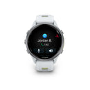 Garmin Forerunner® 970 - Titanium with Whitestone Case and Whitestone/Amp Yellow Band  