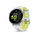 Garmin Forerunner® 970 - Titanium with Whitestone Case and Whitestone/Amp Yellow Band  