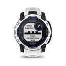 Garmin Instinct 3 – 45mm | SOLAR - Whitestone with Whitestone/Bolt Blue Band  