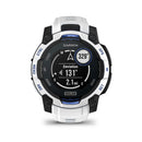 Garmin Instinct 3 – 45mm | SOLAR - Whitestone with Whitestone/Bolt Blue Band  