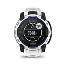 Garmin Instinct 3 – 45mm | SOLAR - Whitestone with Whitestone/Bolt Blue Band  