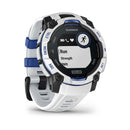 Garmin Instinct 3 – 45mm | SOLAR - Whitestone with Whitestone/Bolt Blue Band  