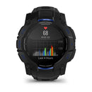 Garmin Instinct 3 – 50mm | AMOLED - Black with Black/Bolt Blue Band  