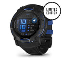Garmin Instinct 3 – 50mm | AMOLED - Black with Black/Bolt Blue Band  
