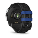 Garmin Instinct 3 – 50mm | SOLAR - Whitestone with Black/Bolt Blue Band  