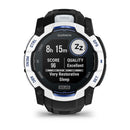 Garmin Instinct 3 – 50mm | SOLAR - Whitestone with Black/Bolt Blue Band  
