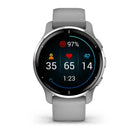 Garmin Venu® 2 Plus - Silver Stainless Steel Bezel/Powder Grey Case  