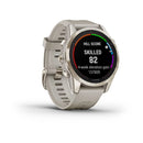 Garmin fēnix® 7S Pro Sapphire Solar - Soft Gold  