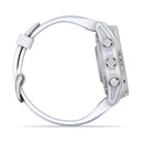 Garmin fēnix® 8 – 43 mm | AMOLED - Silver with White Silicone Band  