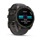 Garmin fēnix® 8 – 47 mm | AMOLED - Sapphire, Carbon Grey DLC Titanium with Black Band  