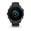 Garmin fēnix® 8 – 47 mm | AMOLED - Sapphire, Carbon Grey DLC Titanium with Black Band  
