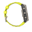 Garmin fēnix® 8 – 51 mm | Solar - Sapphire, Titanium with AMP Yellow Band  