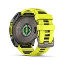 Garmin fēnix® 8 – 51 mm | Solar - Sapphire, Titanium with AMP Yellow Band  