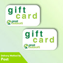 Great Outdoors Physical Goft Card - Posted