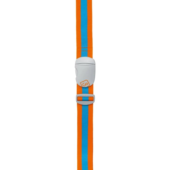 Go Travel Luggage Strap (Orange/Blue)  