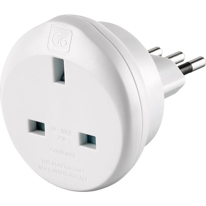 Go Travel UK-Italy Adaptor  