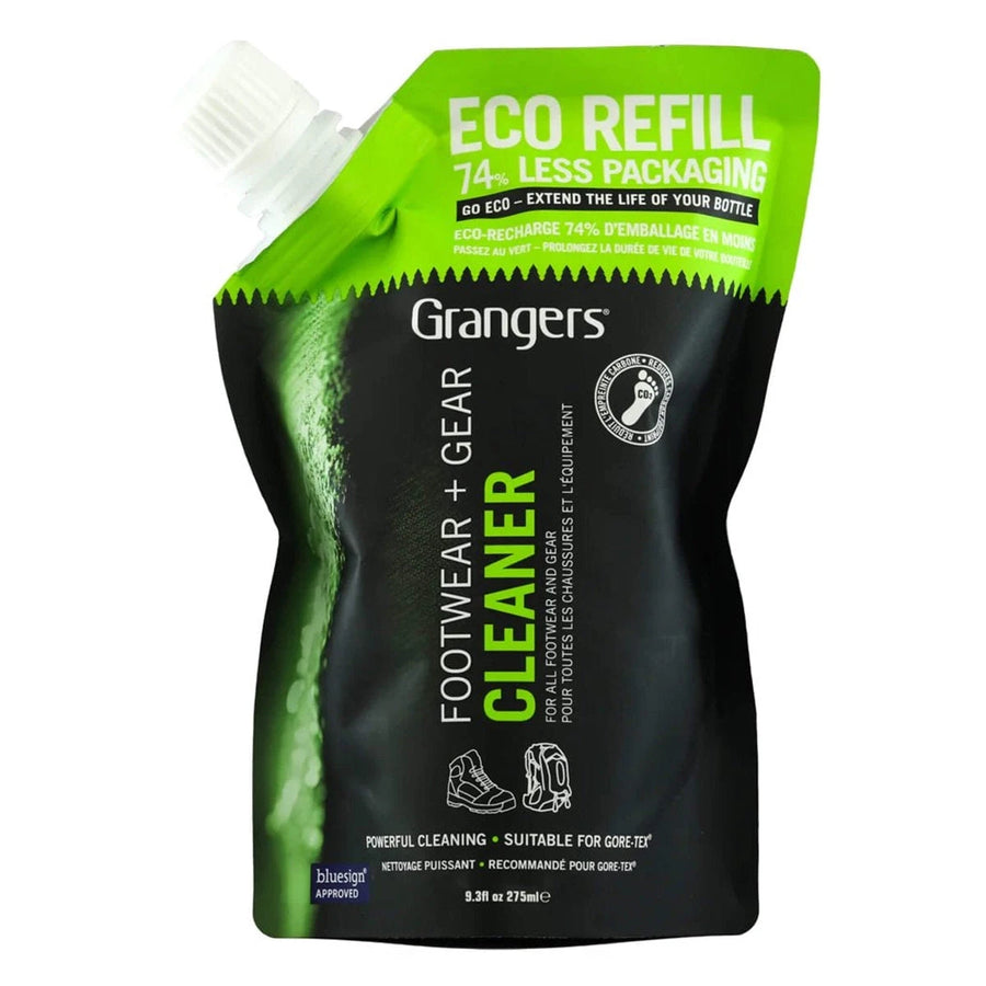 Keep your outdoor gear in top shape with Grangers Footwear & Gear Cleaner 275ml Eco Refill! Eco-friendly, effective, and perfect for all materials. Get yours today and protect your investment!