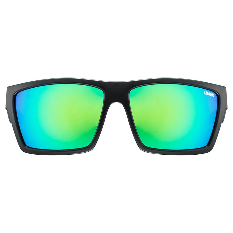 Uvex LGL 29 Sunglasses - Black/Green- Great Outdoors Ireland