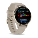 Garmin Venu® 3S - Soft Gold/Grey- Great Outdoors Ireland