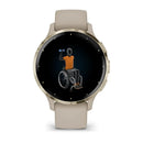 Garmin Venu® 3S - Soft Gold/Grey- Great Outdoors Ireland