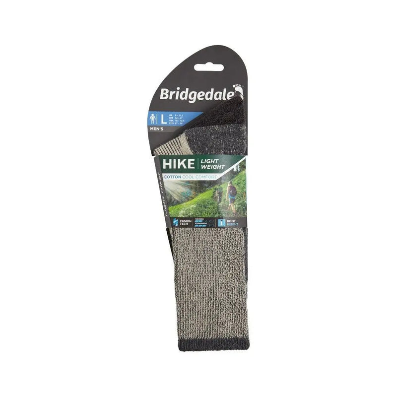 Bridgedale Men's Hike Lightweight Coolmax Comfort Boot Socks  