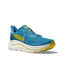 HOKA Men's Clifton 10 Wide alpine blue foggy outer side view
