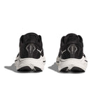 HOKA Men's Clifton 10 Wide black white heel view