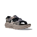 HOKA Men's Infini Hike TC trail sandal black cement front view
