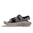 HOKA Men's Infini Hike TC trail sandal black cement inner side view
