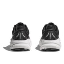 HOKA Women's Bondi 9 black white heel view