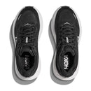HOKA Women's Bondi 9 black white pair view