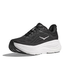 HOKA Women's Bondi 9 black white front view
