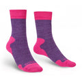 Women's Heavyweight Merino Comfort Boot - Purple marl