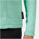 Women's Daybreaker Half Zip Fleece polartec logo details