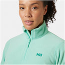 Women's Daybreaker Half Zip Fleece front zip details