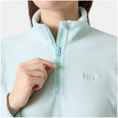 Women's Daybreaker Half Zip Fleece front zip details