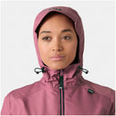 Women's Long Belfast Jacket hood details